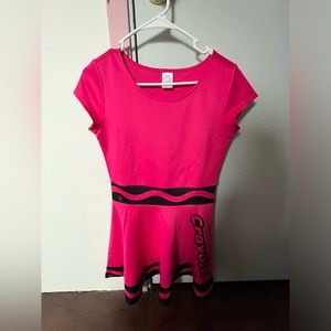 Crayola Dress & Socks Costume, size M